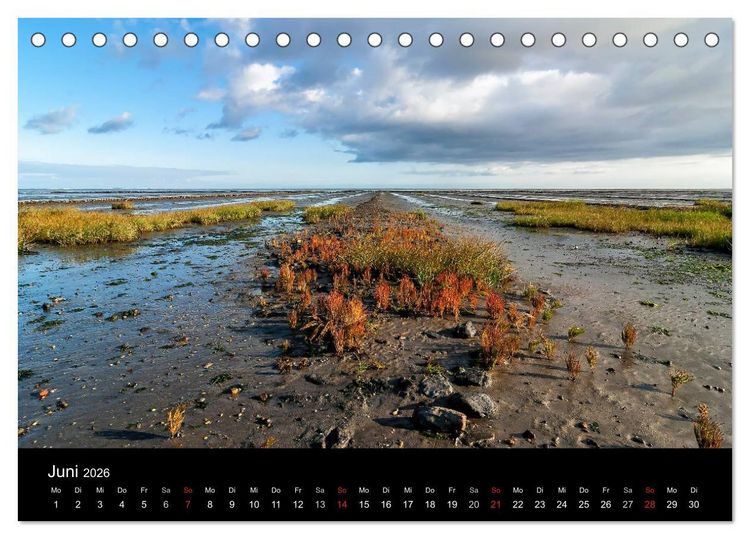 Produktbild: Sylt - Bilder einer Insel (Tischkalender 2026 DIN A5 quer), CALVENDO Monatskalender