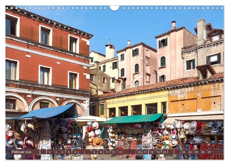 Produktbild: In Sehnsucht Dein Venedig (Wandkalender 2026 DIN A3 quer), CALVENDO Monatskalender