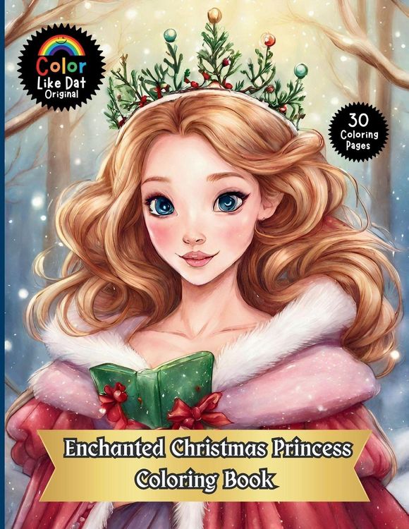 Produktbild: Enchanted Christmas Princess Coloring Book