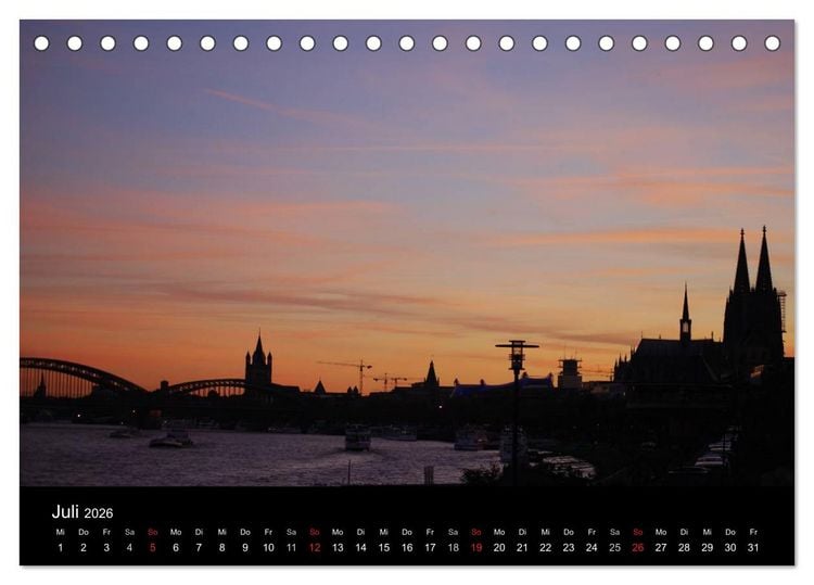 Produktbild: K&ouml;lner Spitzen (Tischkalender 2026 DIN A5 quer), CALVENDO Monatskalender