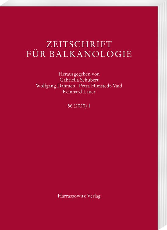 Produktbild: Zeitschrift f&uuml;r Balkanologie 56 (2020) 1