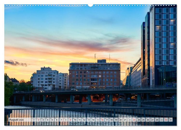 Produktbild: Stockholm an Mittsommer (Wandkalender 2026 DIN A2 quer), CALVENDO Monatskalender