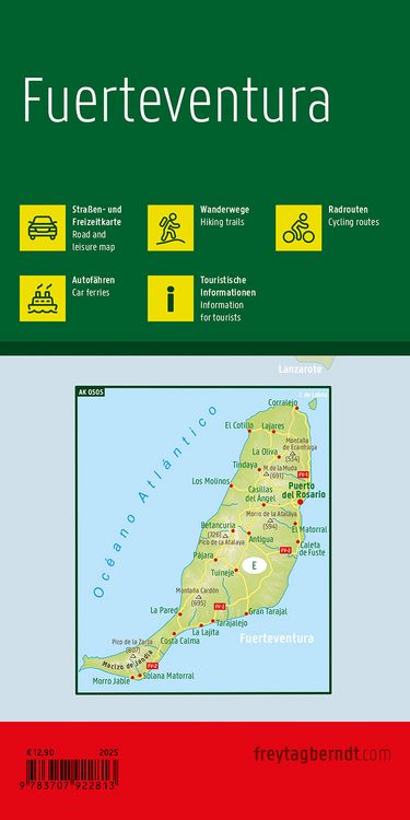 Produktbild: freytag & berndt Stra&szlig;enkarte Fuerteventura 1:100.000