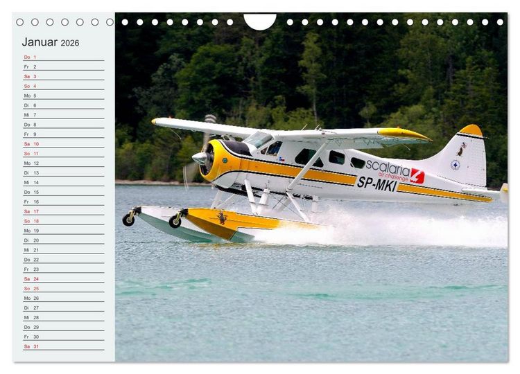 Produktbild: Faszination Wasserflugzeuge (Wandkalender 2026 DIN A4 quer), CALVENDO Monatskalender
