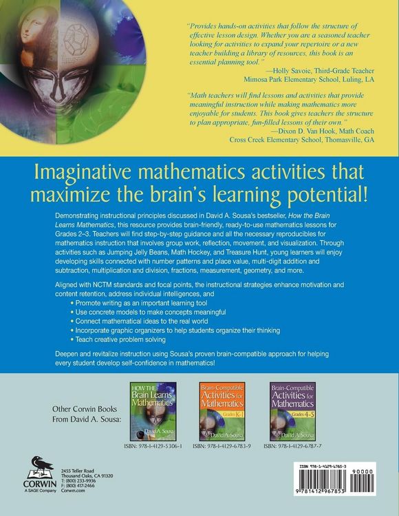 Produktbild: Brain-Compatible Activities for Mathematics, Grades 2-3