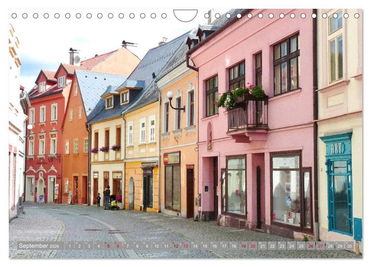 Produktbild: Loket - Das b&ouml;hmische Rothenburg (Wandkalender 2026 DIN A4 quer), CALVENDO Monatskalender