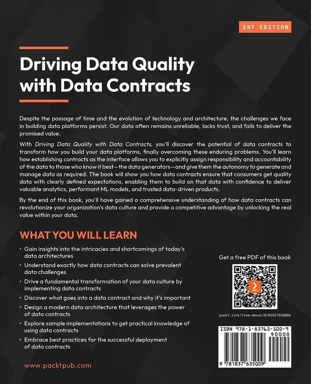 Produktbild: Driving Data Quality with Data Contracts