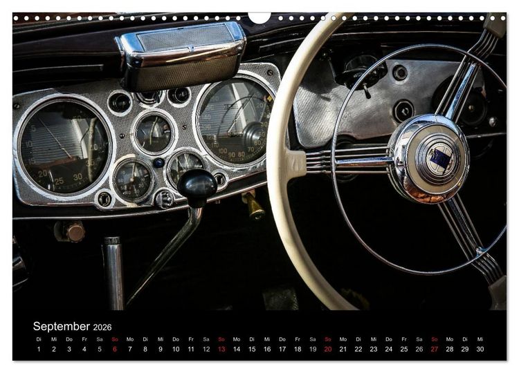 Produktbild: Oldtimer inside (Wandkalender 2026 DIN A3 quer), CALVENDO Monatskalender