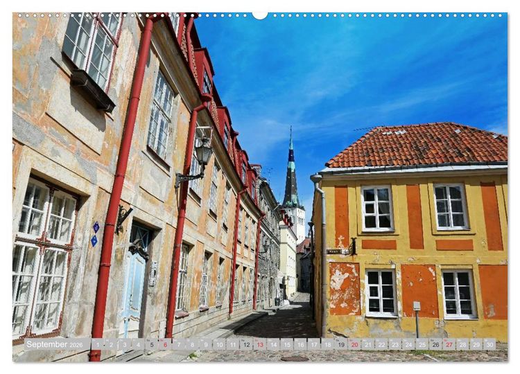 Produktbild: Die Altstadt von Tallinn (Wandkalender 2026 DIN A2 quer), CALVENDO Monatskalender