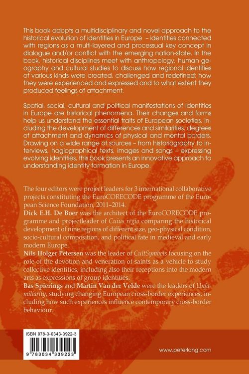 Produktbild: The Historical Evolution of Regionalizing Identities in Europe