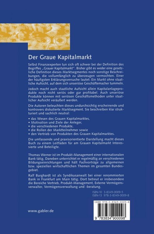 Produktbild: Der Graue Kapitalmarkt