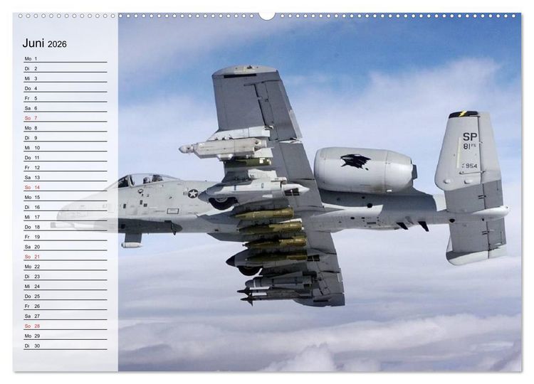 Produktbild: Kriegstechnik. Kampfjet-Impressionen (Wandkalender 2026 DIN A2 quer), CALVENDO Monatskalender