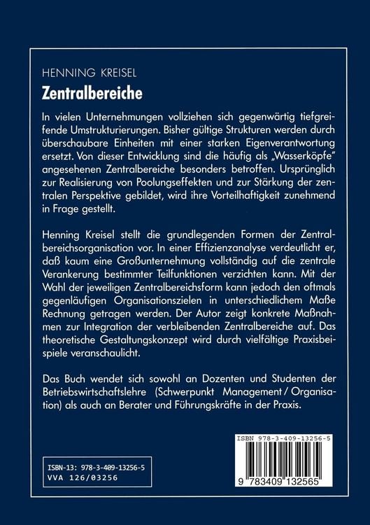 Produktbild: Zentralbereiche