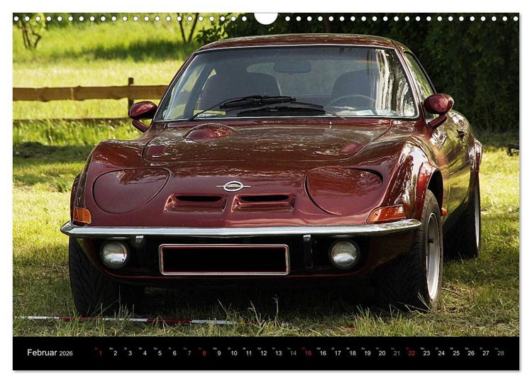 Produktbild: Opel GT Der Kalender (Wandkalender 2026 DIN A3 quer), CALVENDO Monatskalender