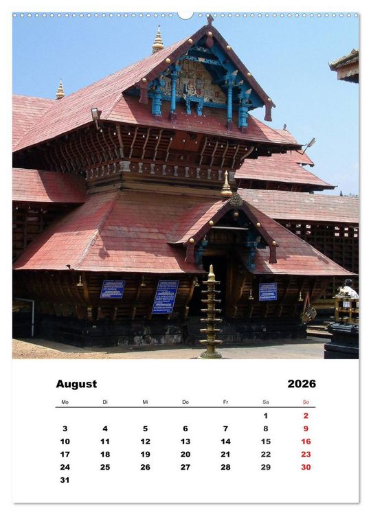 Produktbild: In Kerala (hochwertiger Premium Wandkalender 2026 DIN A2 hoch), Kunstdruck in Hochglanz