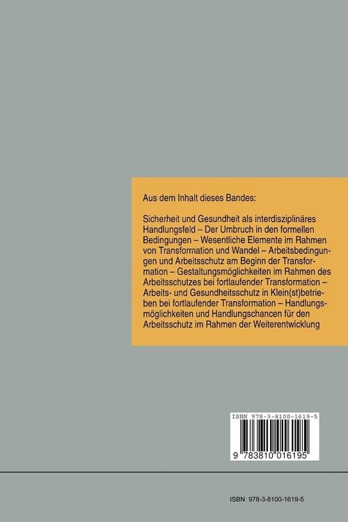 Produktbild: Sicherheit und Gesundheit im Betrieb