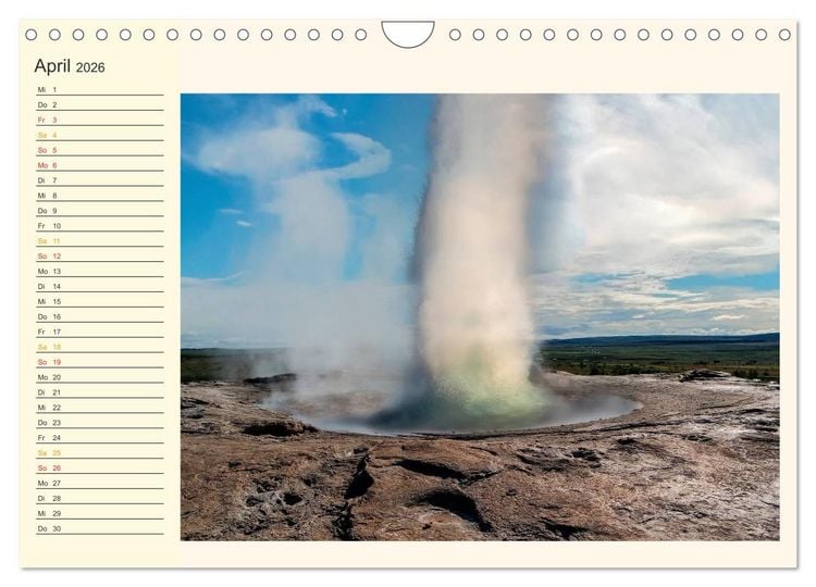 Produktbild: Gewaltige Natur - bedrohlich und sch&ouml;n (Wandkalender 2026 DIN A4 quer), CALVENDO Monatskalender