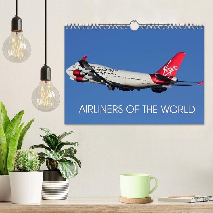 Produktbild: Airliners of the World (Wall Calendar 2027 DIN A4 landscape), CALVENDO 12 Month Wall Calendar