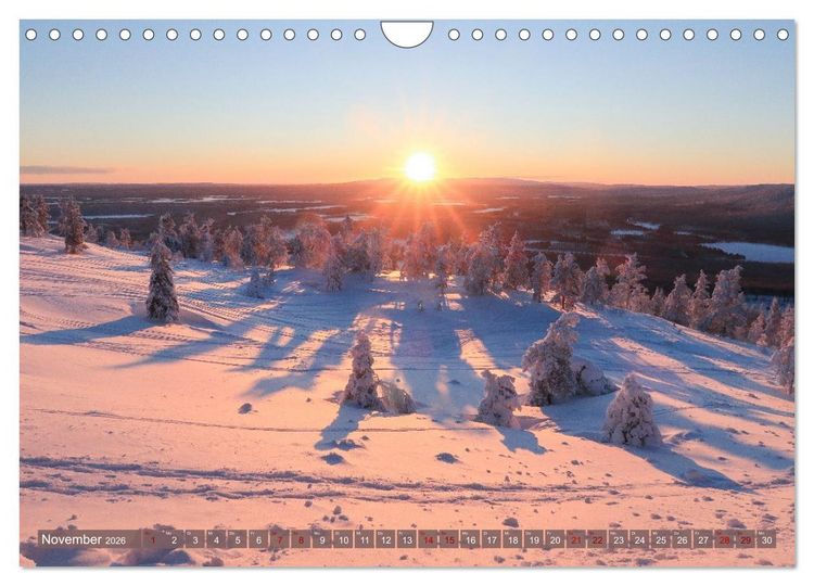 Produktbild: Finnisch Lappland (Wandkalender 2026 DIN A4 quer), CALVENDO Monatskalender