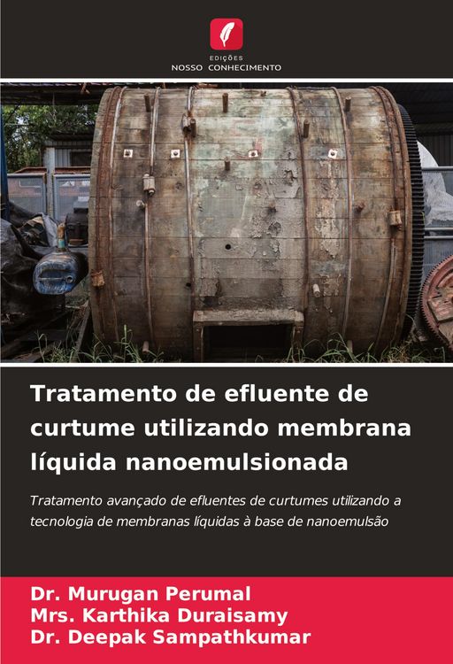 Produktbild: Tratamento de efluente de curtume utilizando membrana l&iacute;quida nanoemulsionada