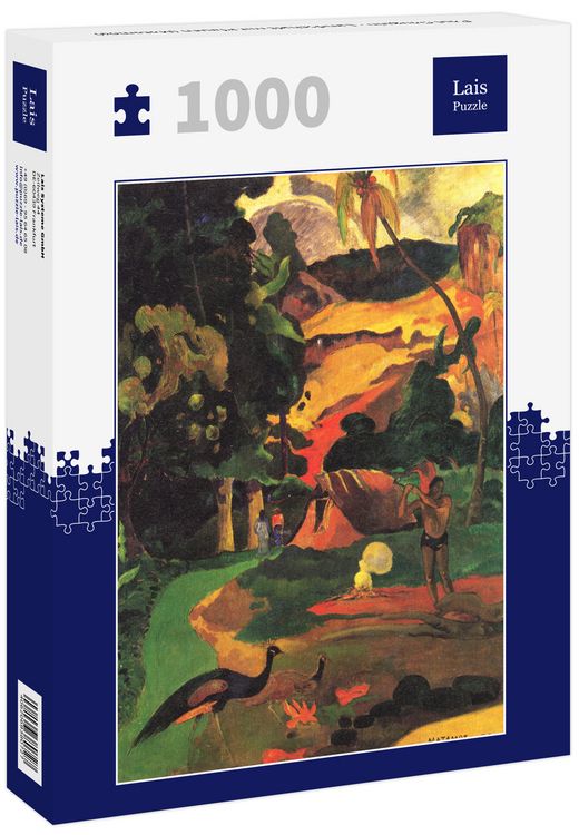 Produktbild: Lais Puzzle Paul Gauguin - Landschaft mit Pfauen (Matamoe) 1000 Teile