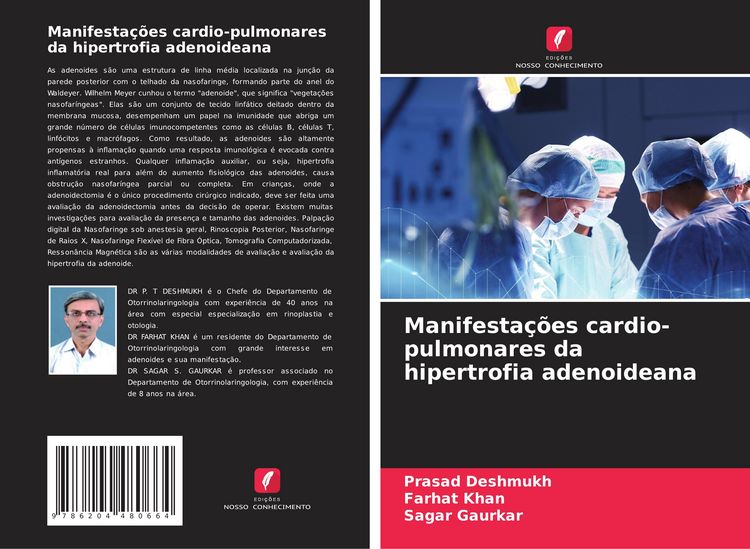 Produktbild: Manifesta&ccedil;&otilde;es cardio-pulmonares da hipertrofia adenoideana