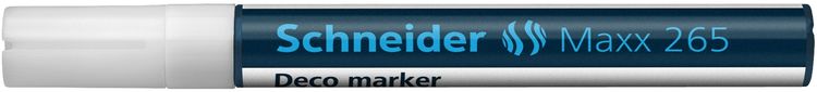 Produktbild: Schneider Kreidemarker Maxx 265, weiss, Rundspitze 2-3mm