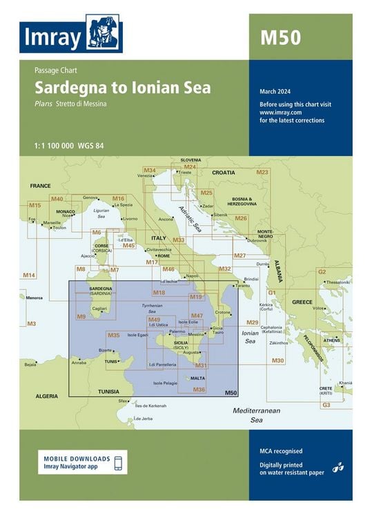 Produktbild: M50 Sardegna to Ionian Sea