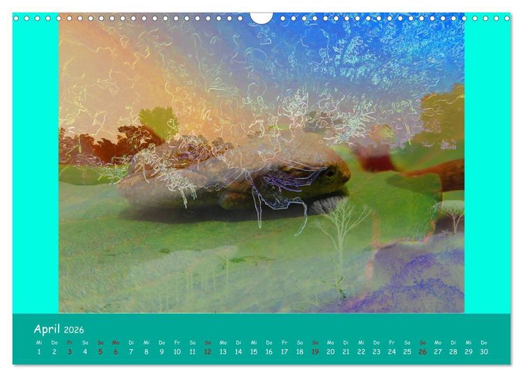 Produktbild: Seelen Bilder (Wandkalender 2026 DIN A3 quer), CALVENDO Monatskalender