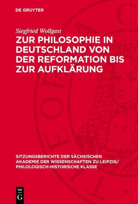 Produktbild: Zur Philosophie in Deutschland von der Reformation bis zur Aufkl&auml;rung