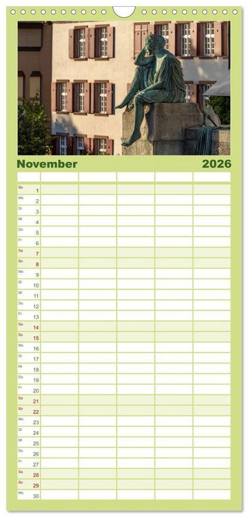 Produktbild: Familienplaner 2026 - Schweiz - Basel mit 5 Spalten (Wandkalender, 21 x 45 cm) CALVENDO