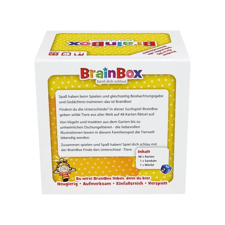 BrainBox - Finde den Unterschied Tiere : BrainBox