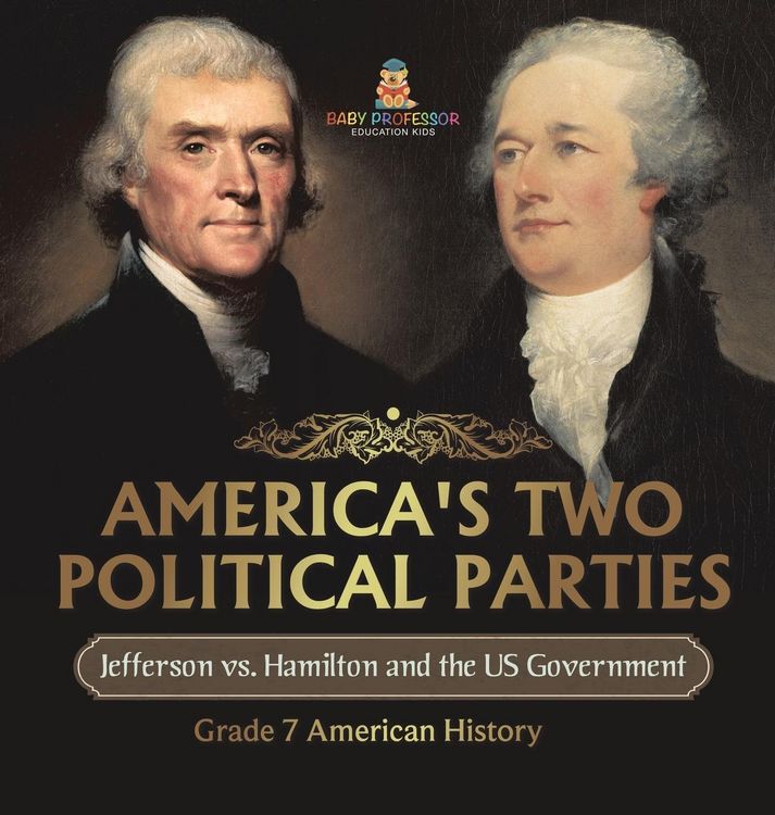 Produktbild: America's Two Political Parties | Jefferson vs. Hamilton and the US Government | Grade 7 American History