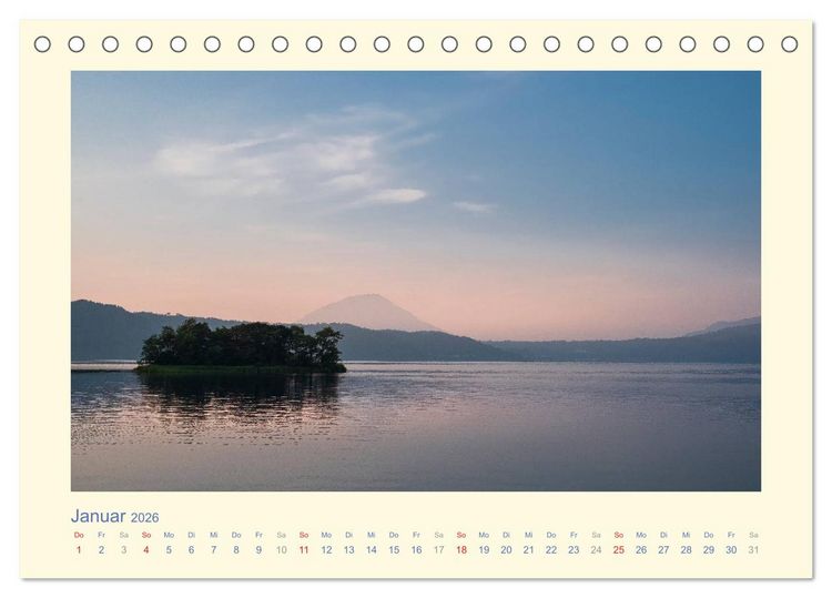 Produktbild: Eine Reise durch Japan (Tischkalender 2026 DIN A5 quer), CALVENDO Monatskalender