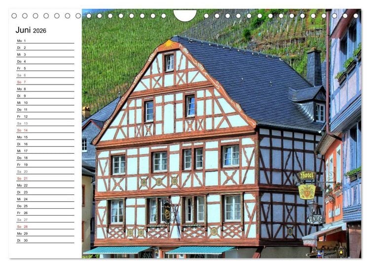 Produktbild: Eine Perle an der Mosel &ndash; Bernkastel-Kues (Wandkalender 2026 DIN A4 quer), CALVENDO Monatskalender