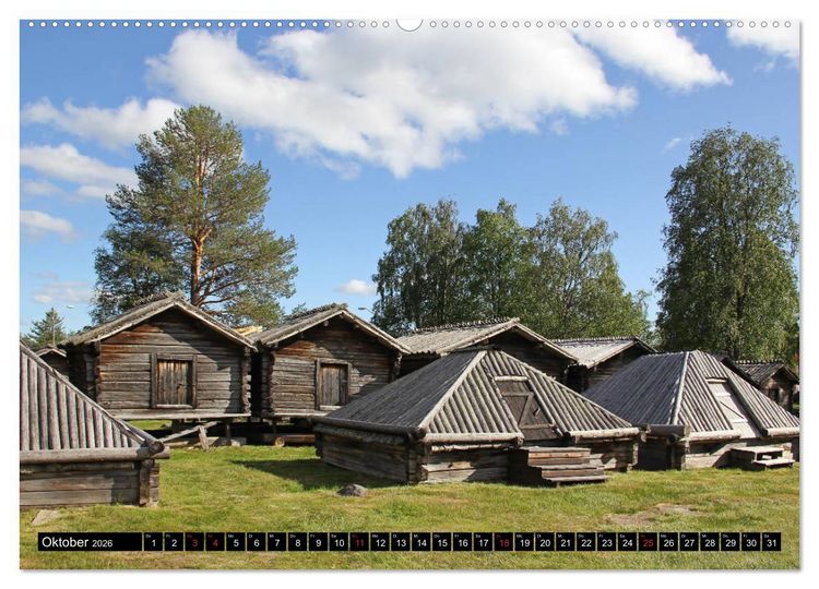 Produktbild: Sommer in Schwedens Lappland (Wandkalender 2026 DIN A2 quer), CALVENDO Monatskalender