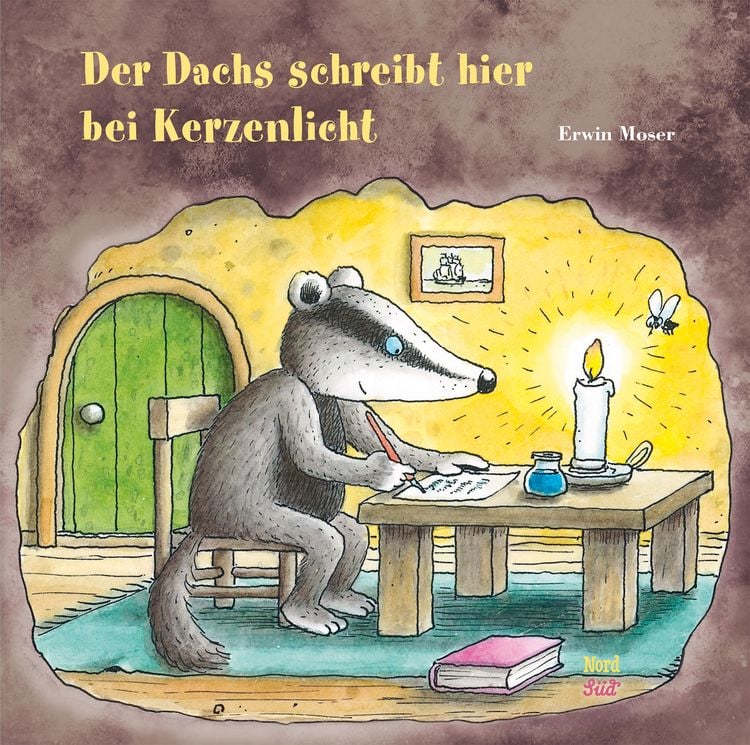 Bild vom Artikel Der Dachs schreibt hier bei Kerzenlicht vom Autor Erwin Moser