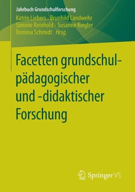 Produktbild: Facetten grundschulp&auml;dagogischer und -didaktischer Forschung