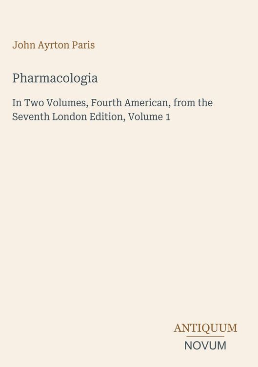 Produktbild: Pharmacologia