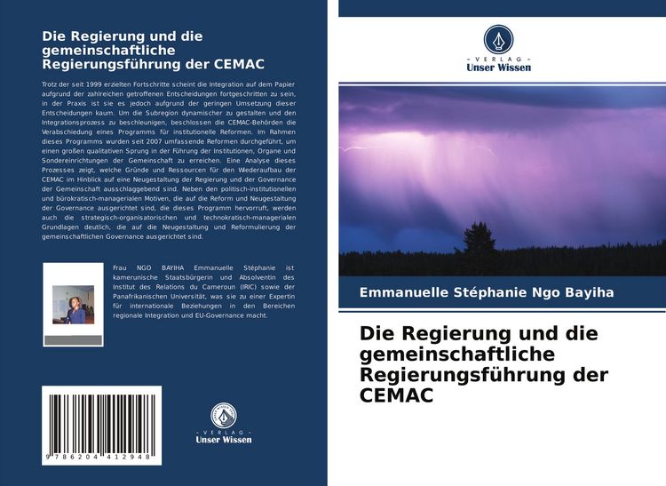 Produktbild: Die Regierung und die gemeinschaftliche Regierungsf&uuml;hrung der CEMAC