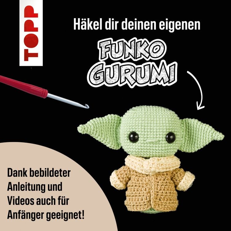Produktbild: Funkogurumi Grogu. Das inoffizielle H&auml;kelset