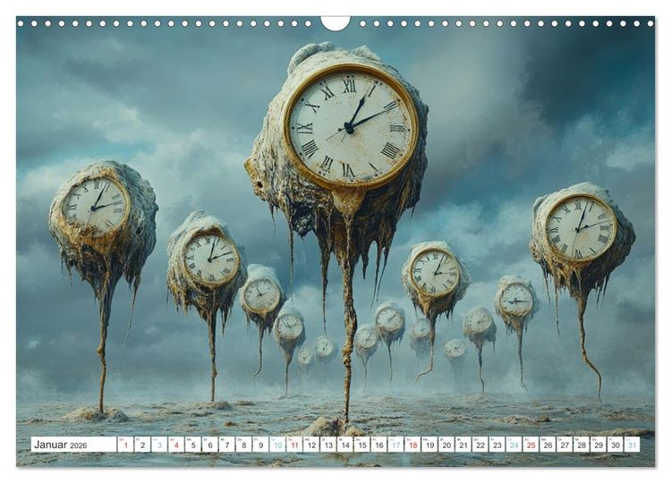 Produktbild: Surreale Begegnungen &ndash; Zwischen Traum und Wirklichkeit (Wandkalender 2026 DIN A3 quer), CALVENDO Monatskalender