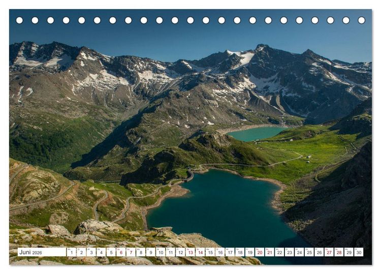 Produktbild: Natur im Aostatal (Tischkalender 2026 DIN A5 quer), CALVENDO Monatskalender