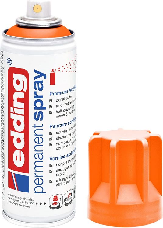 Produktbild: 5200 Permanent Spray, neonorange, 200ml Premium Acryllack