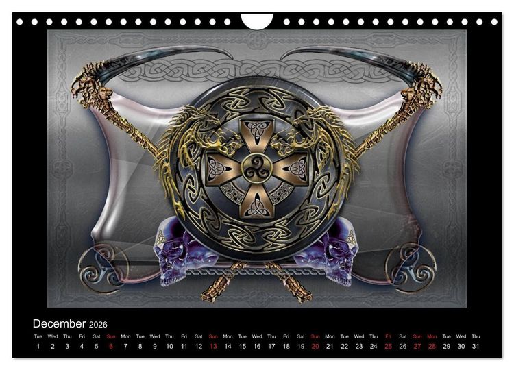 Produktbild: Celtic Symbols (Wall Calendar 2026 DIN A4 landscape), CALVENDO 12 Month Wall Calendar