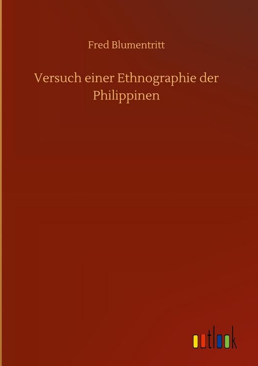 Produktbild: Versuch einer Ethnographie der Philippinen