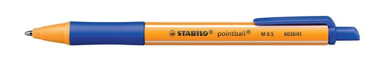 Produktbild: STABILO Druck-Kugelschreiber -   pointball - Einzelstift - blau