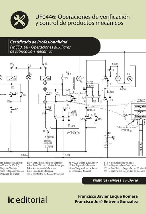 Produktbild: Operaciones de verificaci&oacute;n y control de productos mec&aacute;nicos. FMEE0108