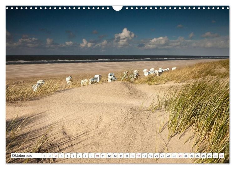 Produktbild: Meerblick - die Nordsee (Wandkalender 2027 DIN A3 quer), CALVENDO Monatskalender