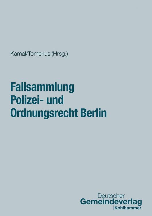 Produktbild: Fallsammlung Polizei- und Ordnungsrecht Berlin
